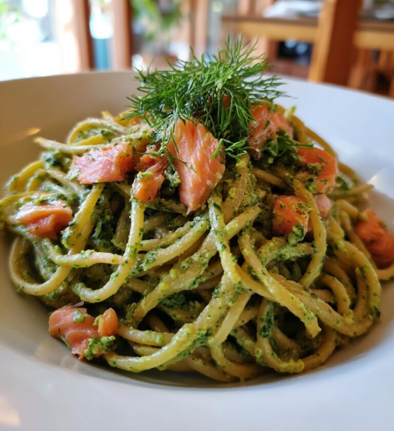 15-Minute Avocado & Smoked Salmon Spelt Spaghetti
