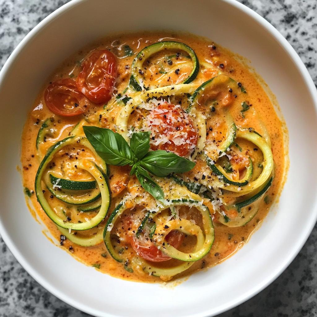 15-Minute Creamy Tomato Courgetti - detail 1