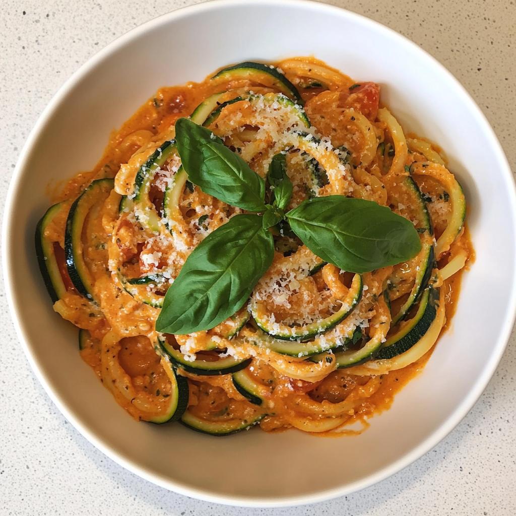 15-Minute Creamy Tomato Courgetti