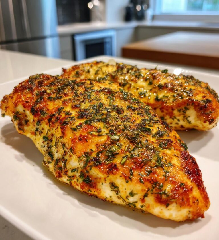 Air Fryer Garlic Herb Chicken Breast