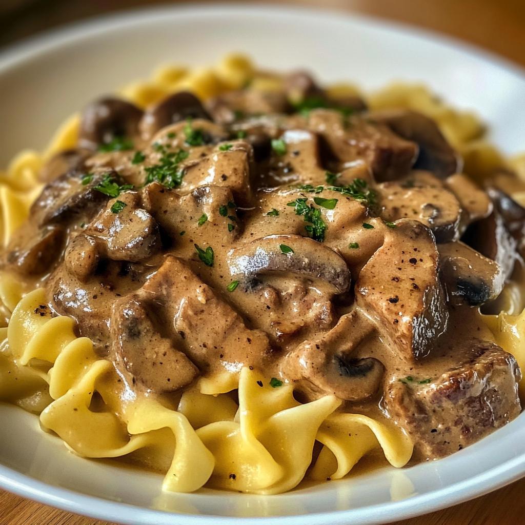 Beef Stroganoff - detail 1