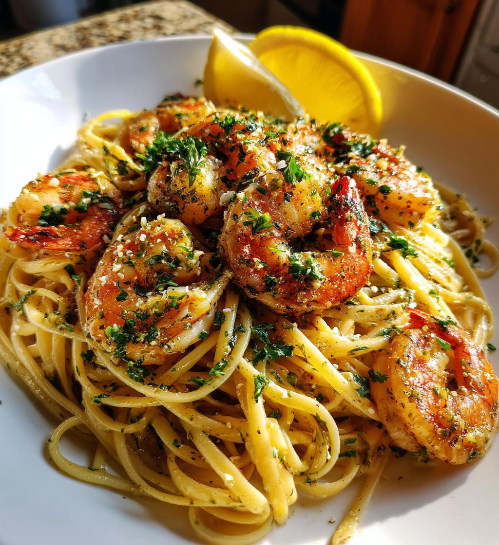 Copycat Cheesecake Factory Shrimp Scampi