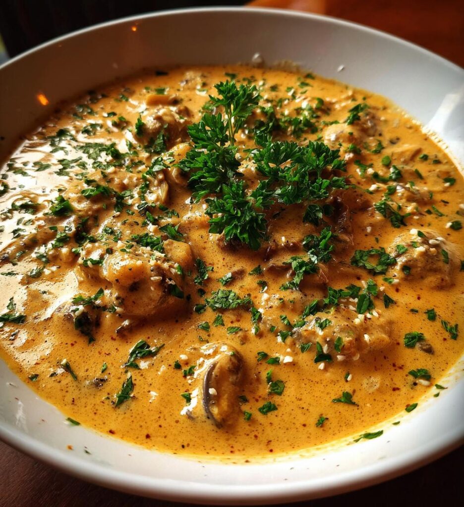 Creamy Oyster Bisque