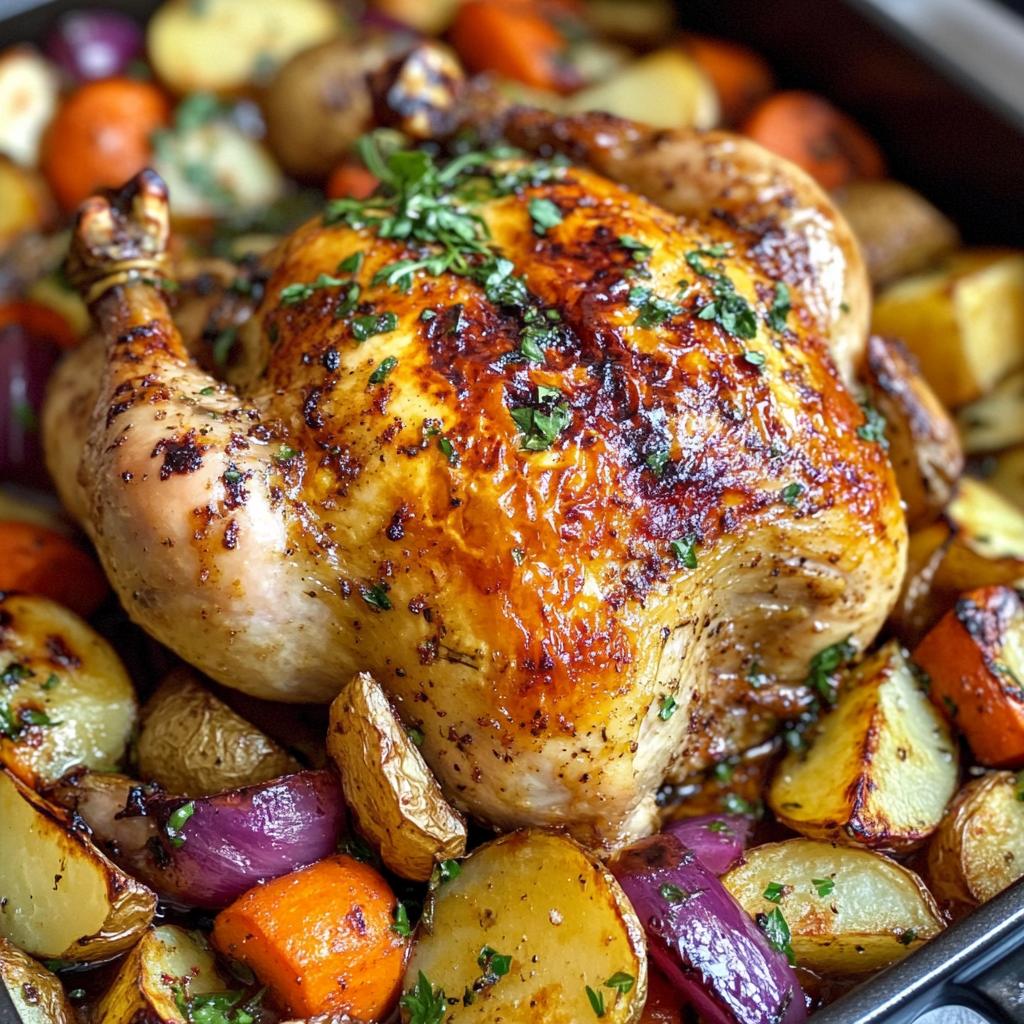 Easy One-pan Roast Chicken and Vegetables - detail 1