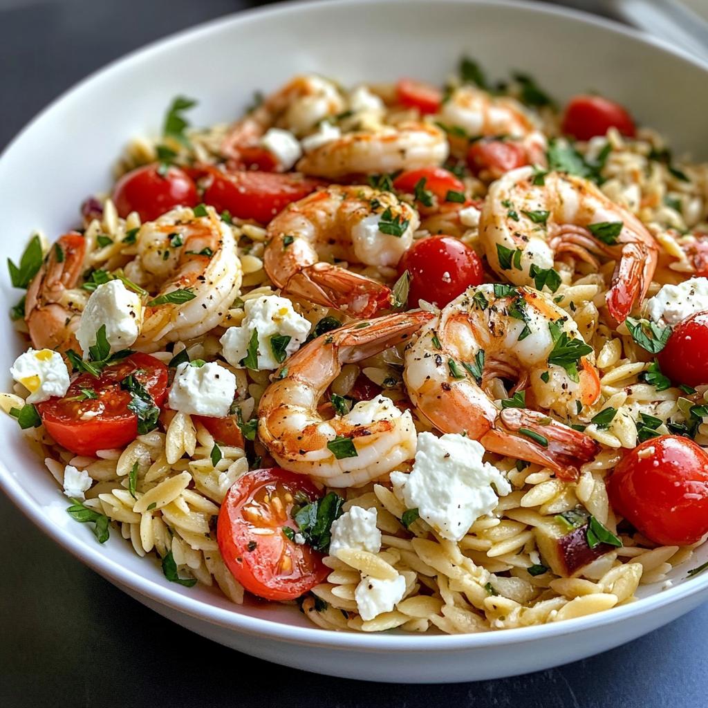 Orzo, Feta & Prawn Pasta Salad - detail 1