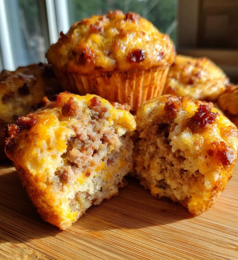 Sausage Cheddar Muffins