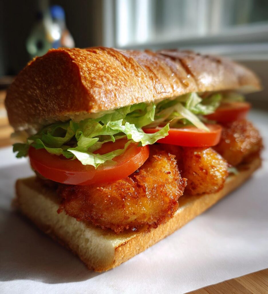 Shrimp Patty Sandwiches