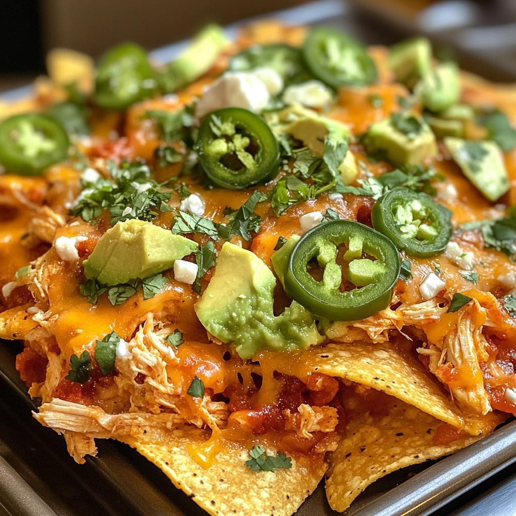 Slow-cooker Chicken Nachos - detail 1