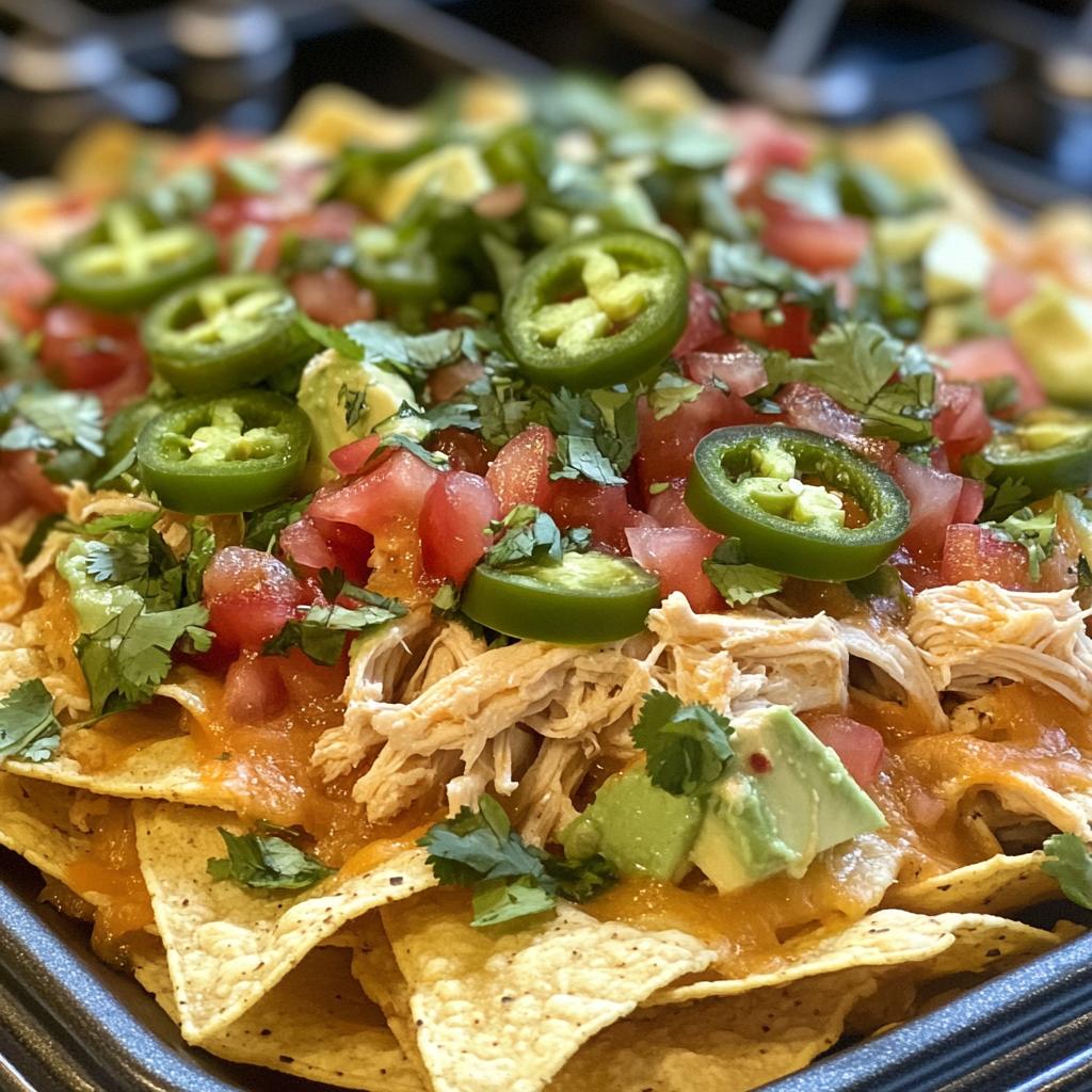 Slow-cooker Chicken Nachos