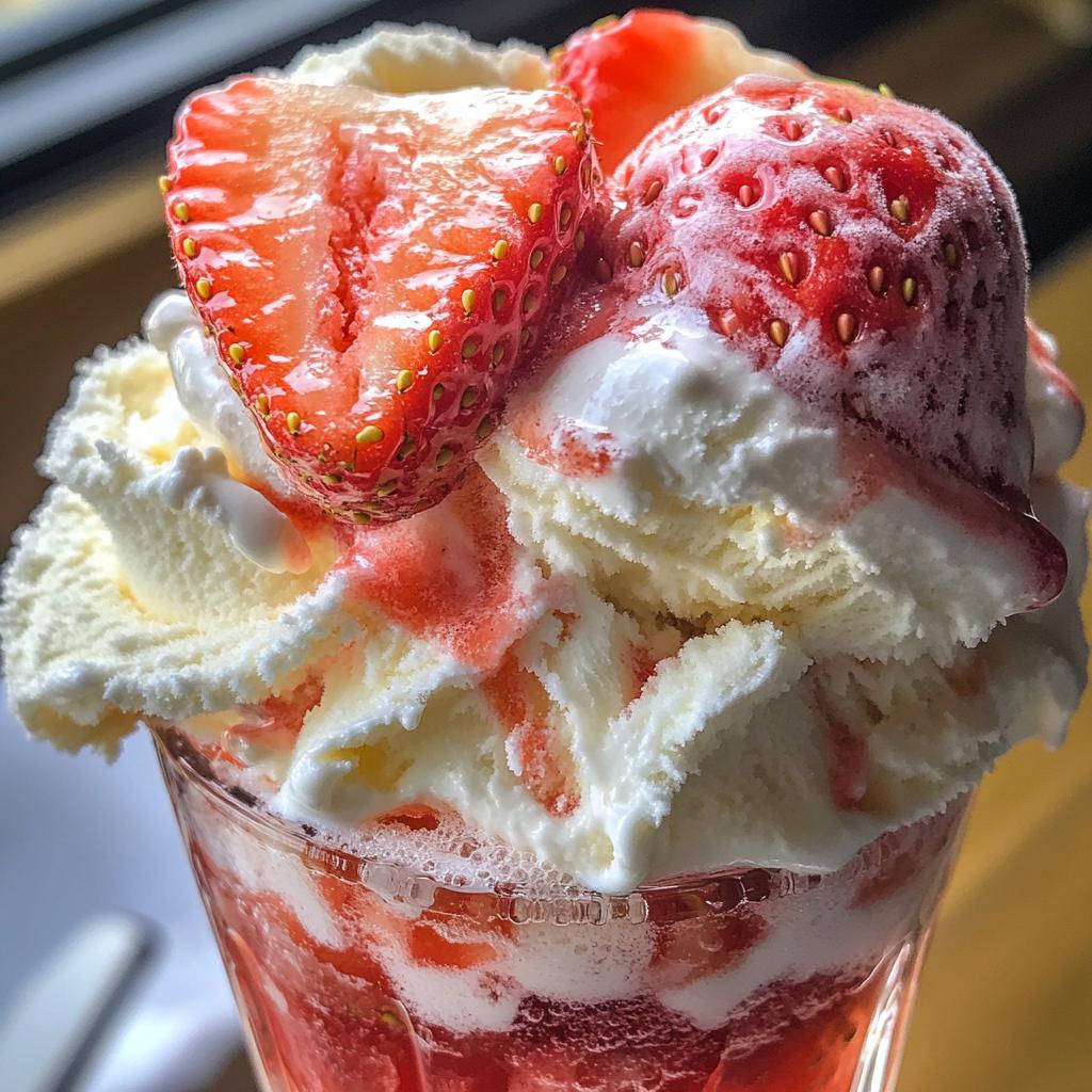 Strawberry Ice Cream Soda - detail 1