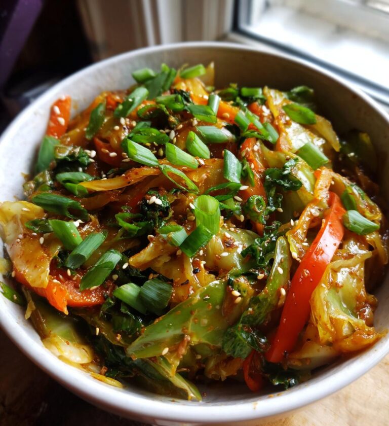 asian cabbage stir fry