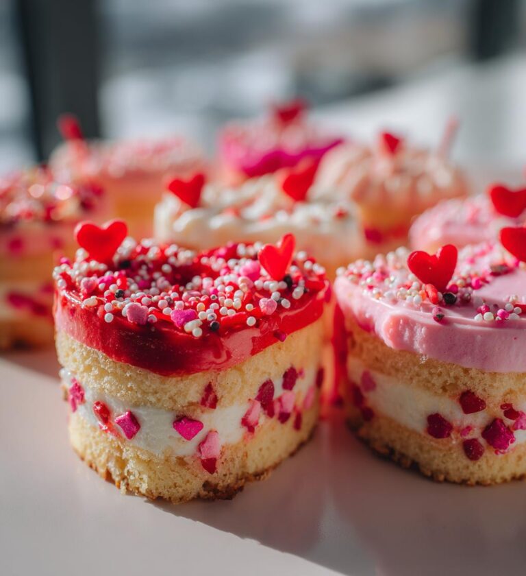 tiny valentines cakes