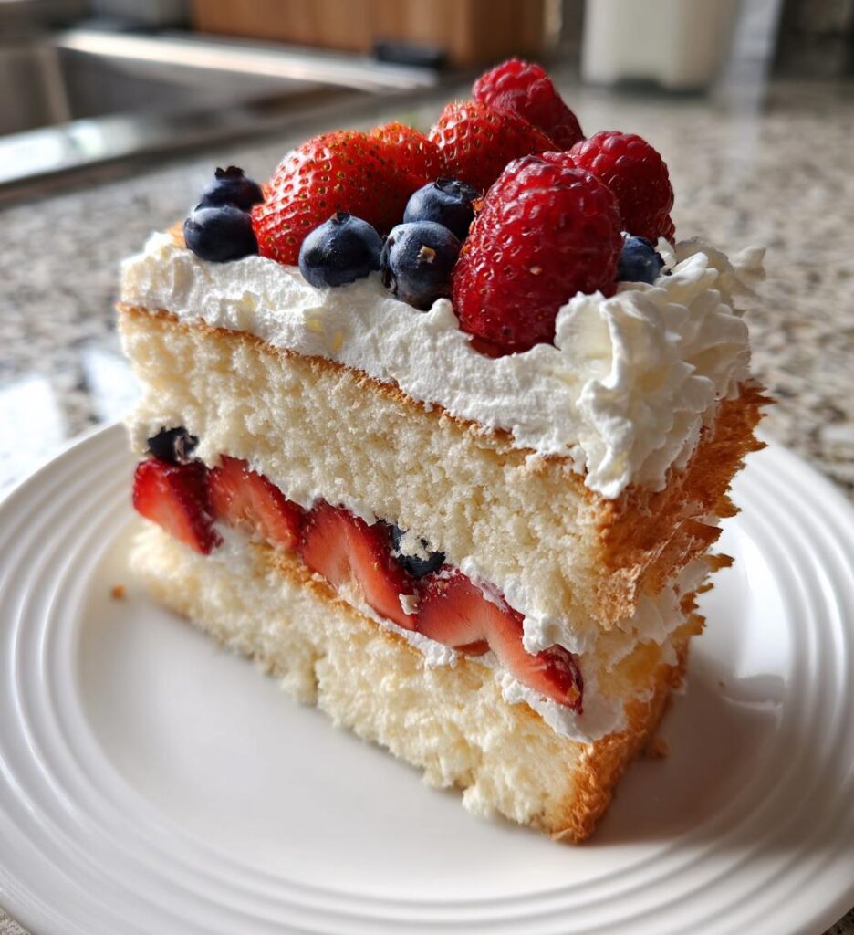 valentines angel food cake