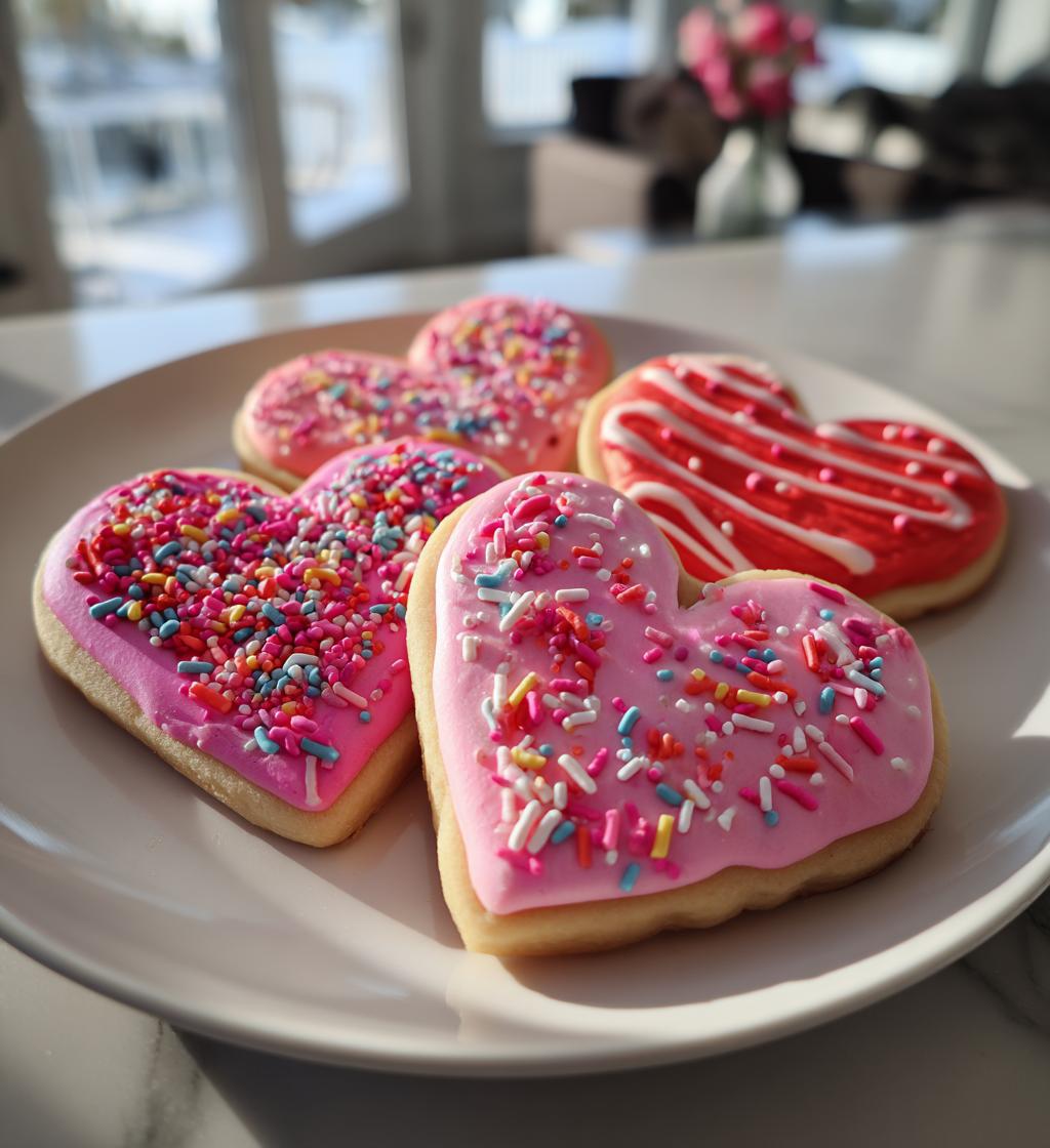 valentines cookie decorating