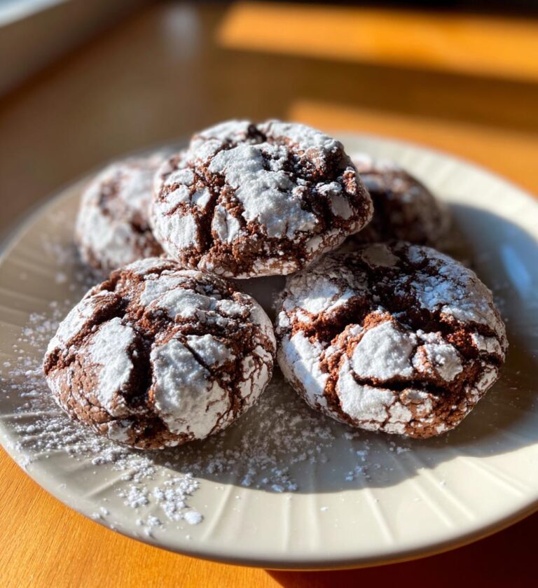 valentines crinkle cookies