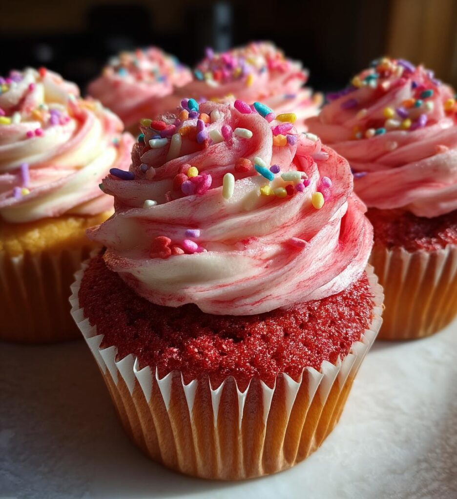 valentines cupcake design
