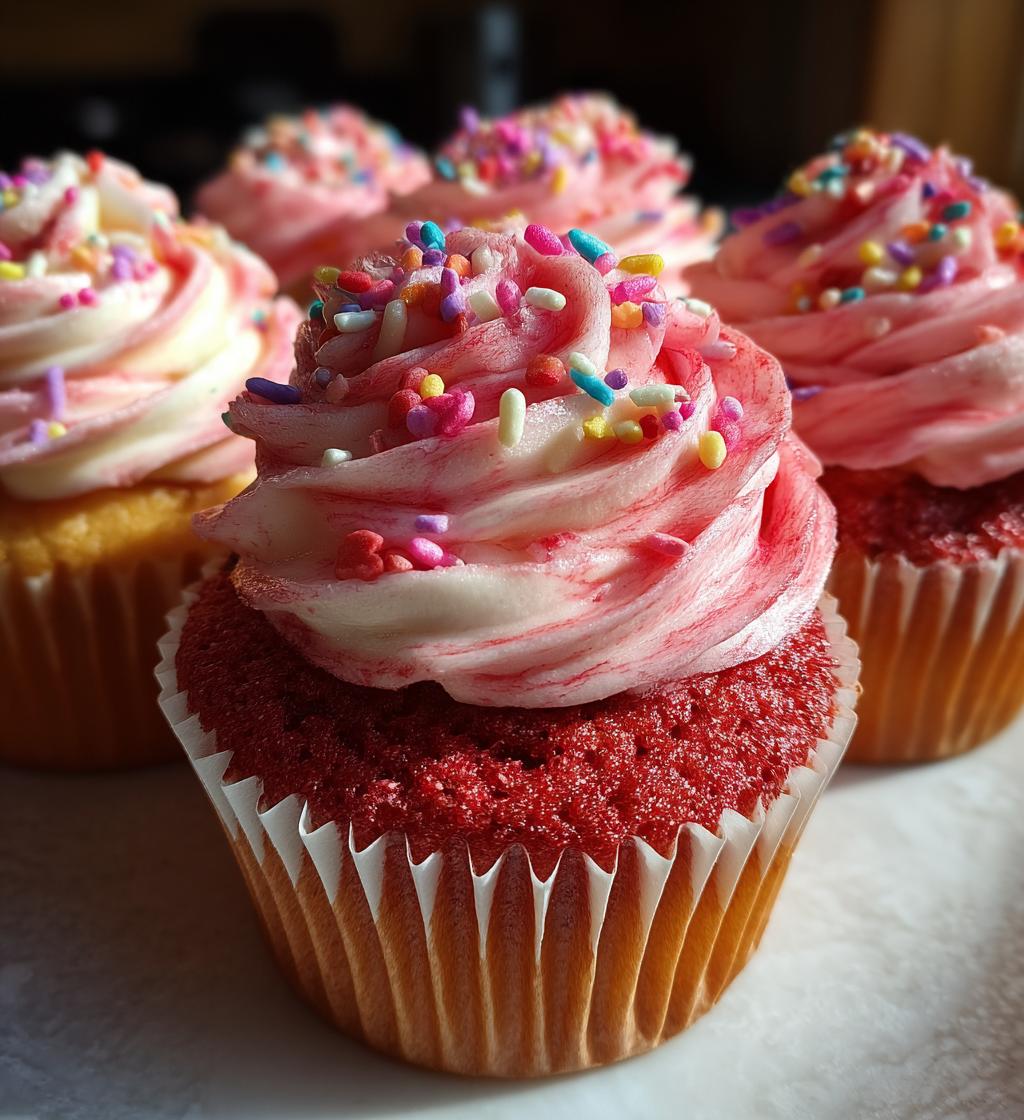 valentines cupcake design