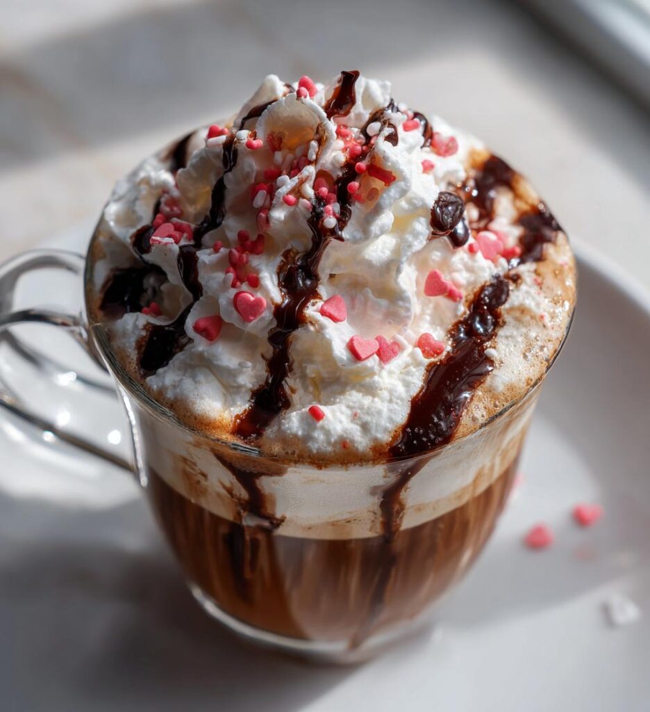 valentines day coffee menu