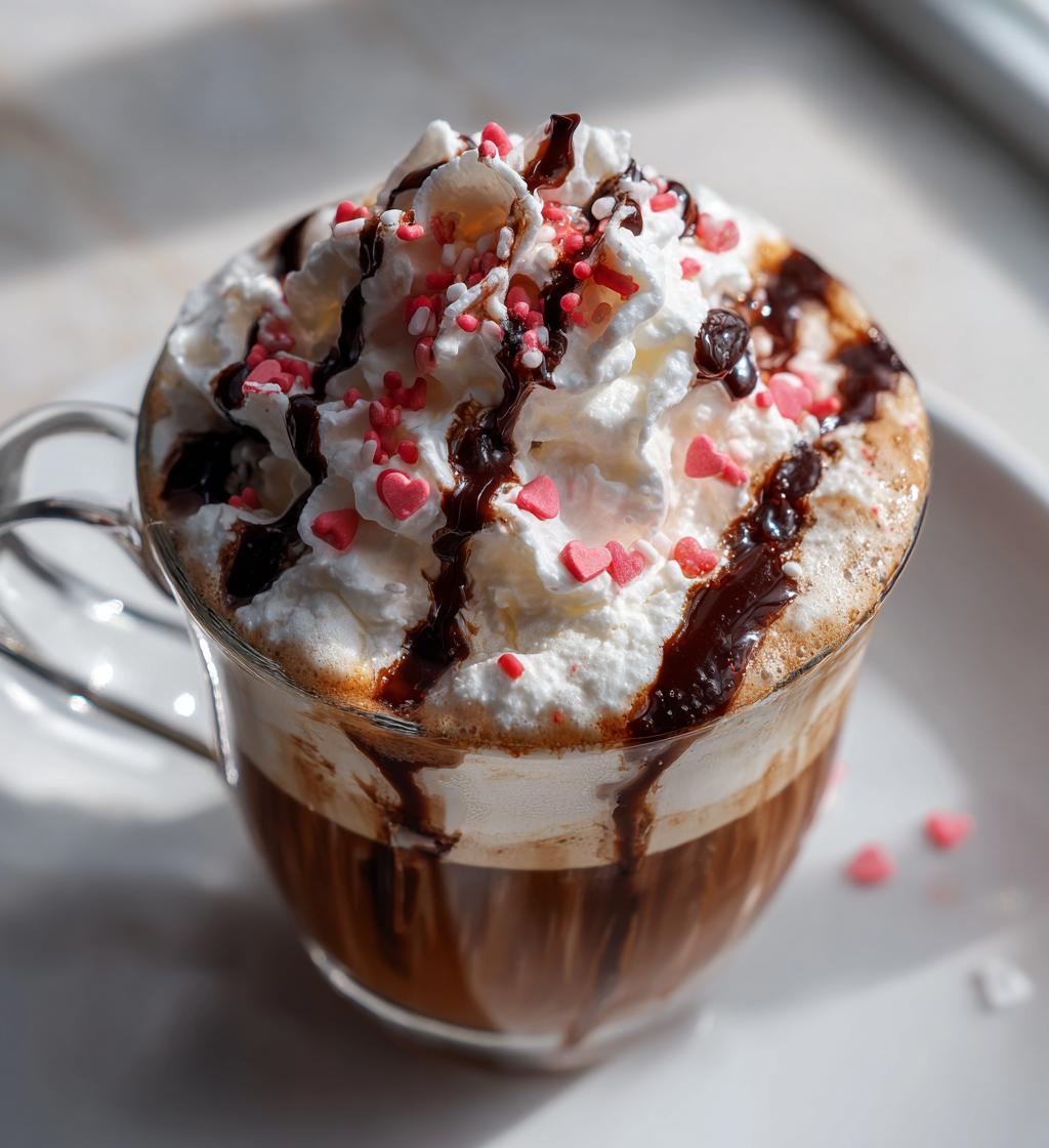 valentines day coffee menu