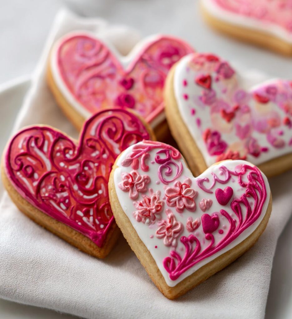 valentines day cookies royal icing