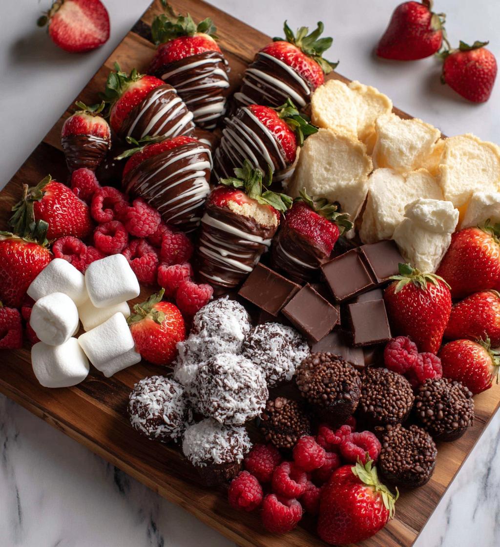 valentines day dessert charcuterie board