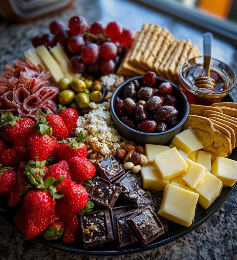 valentines day food board