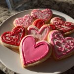 valentines day sugar cookies royal icing