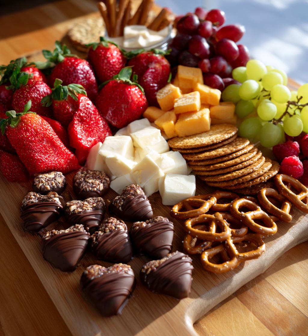 valentines day treat board