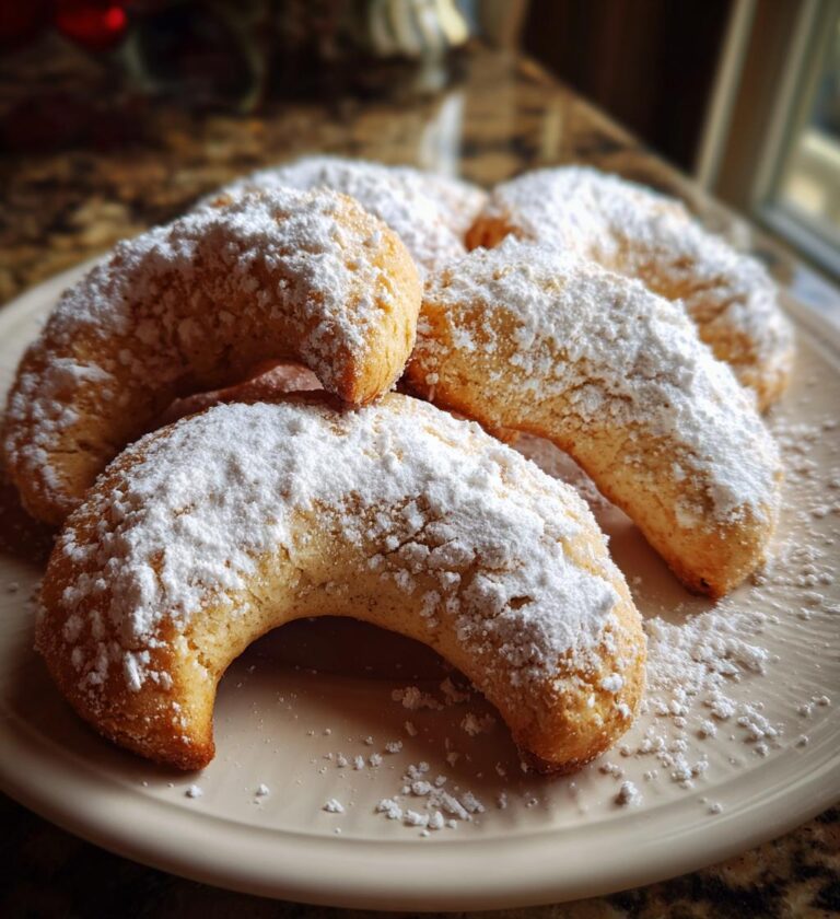 crescent cookies for holidays