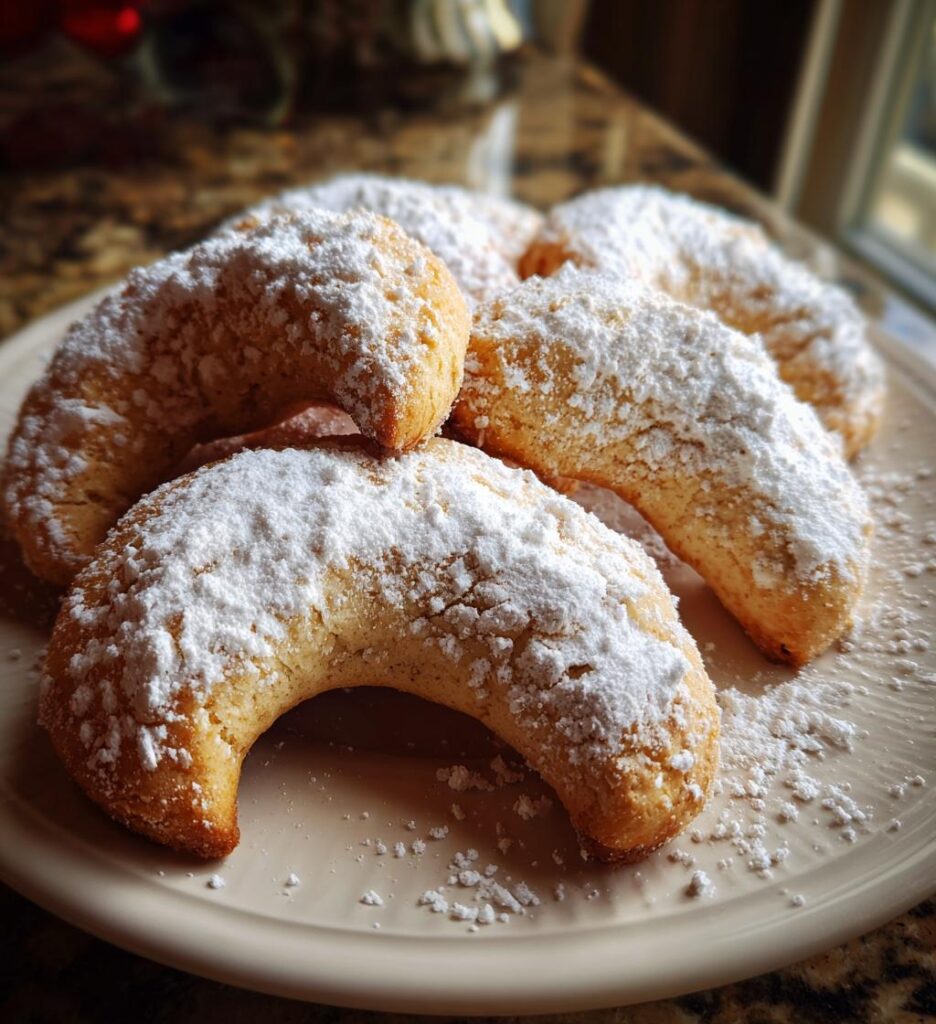 crescent cookies for holidays