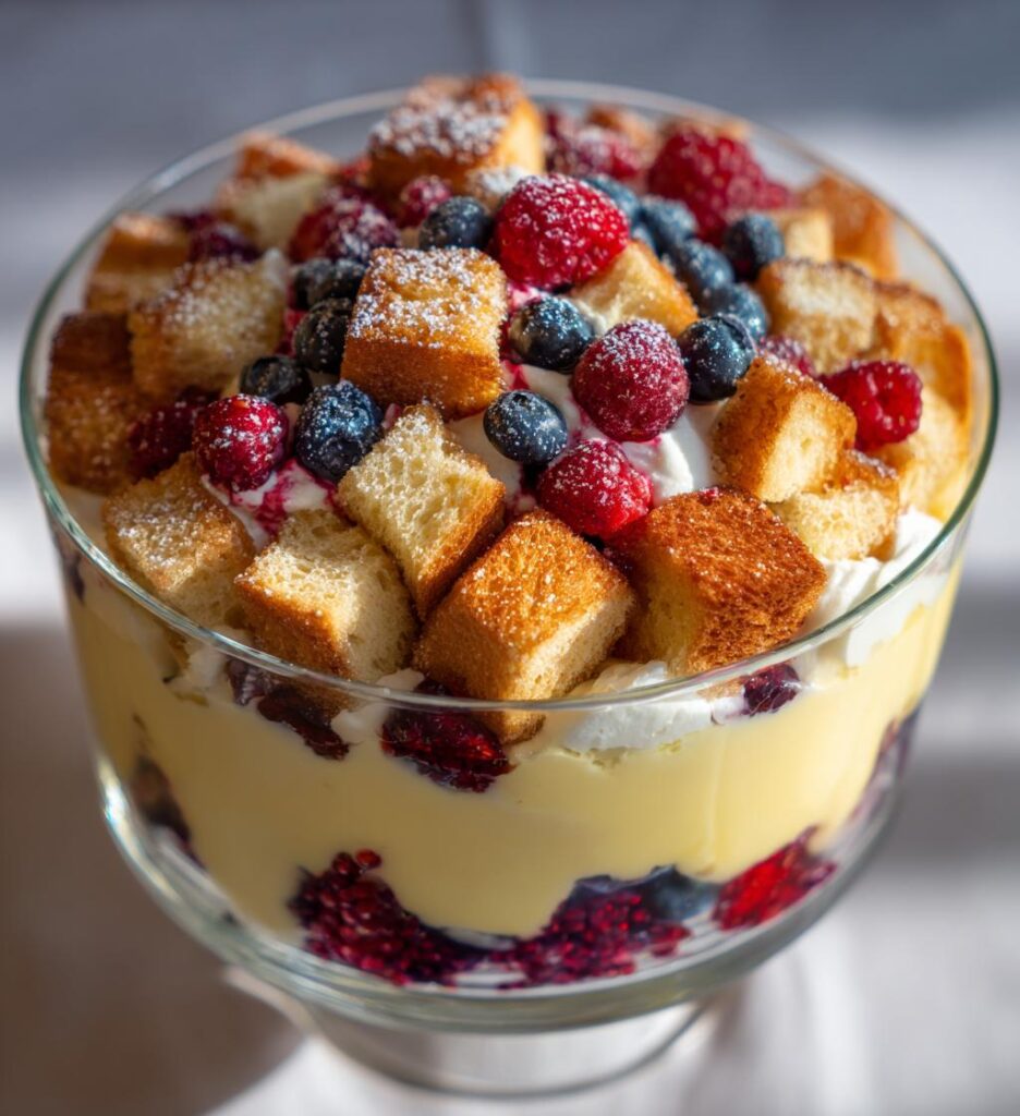 how to make trifle for holidays