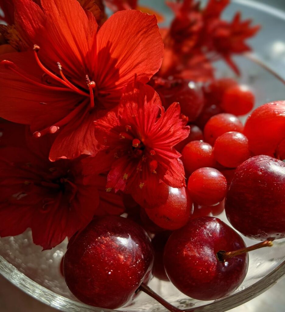red summer aesthetic