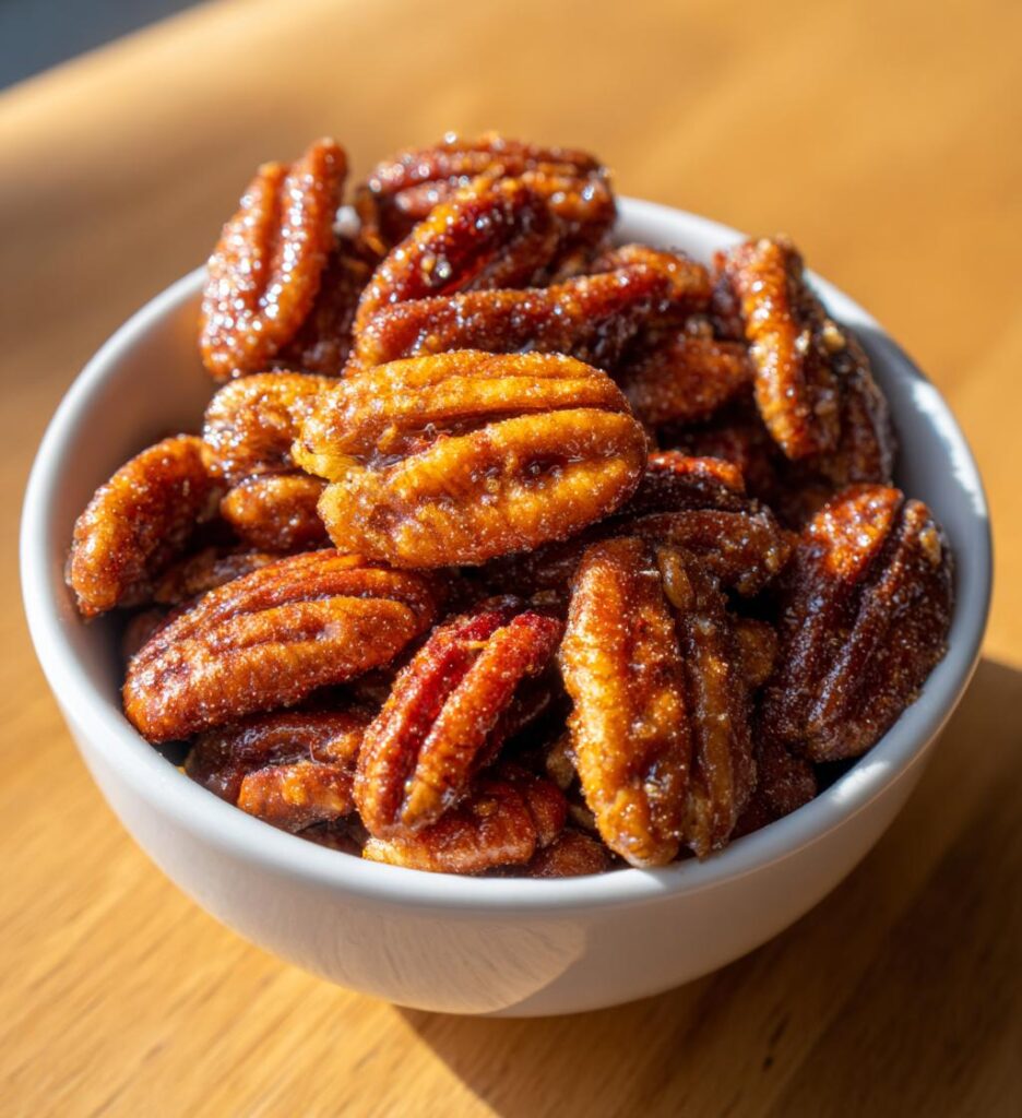 spiced pecans recipe holidays